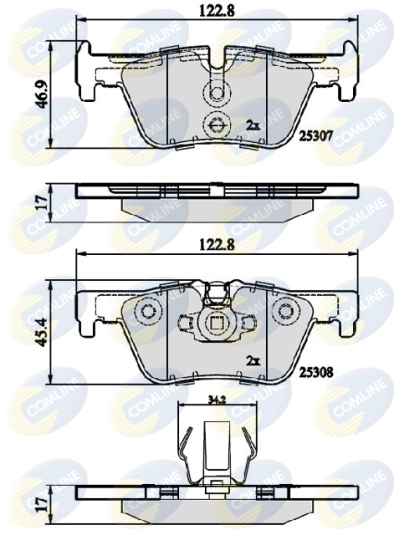 Brake Pad Set, disc brake