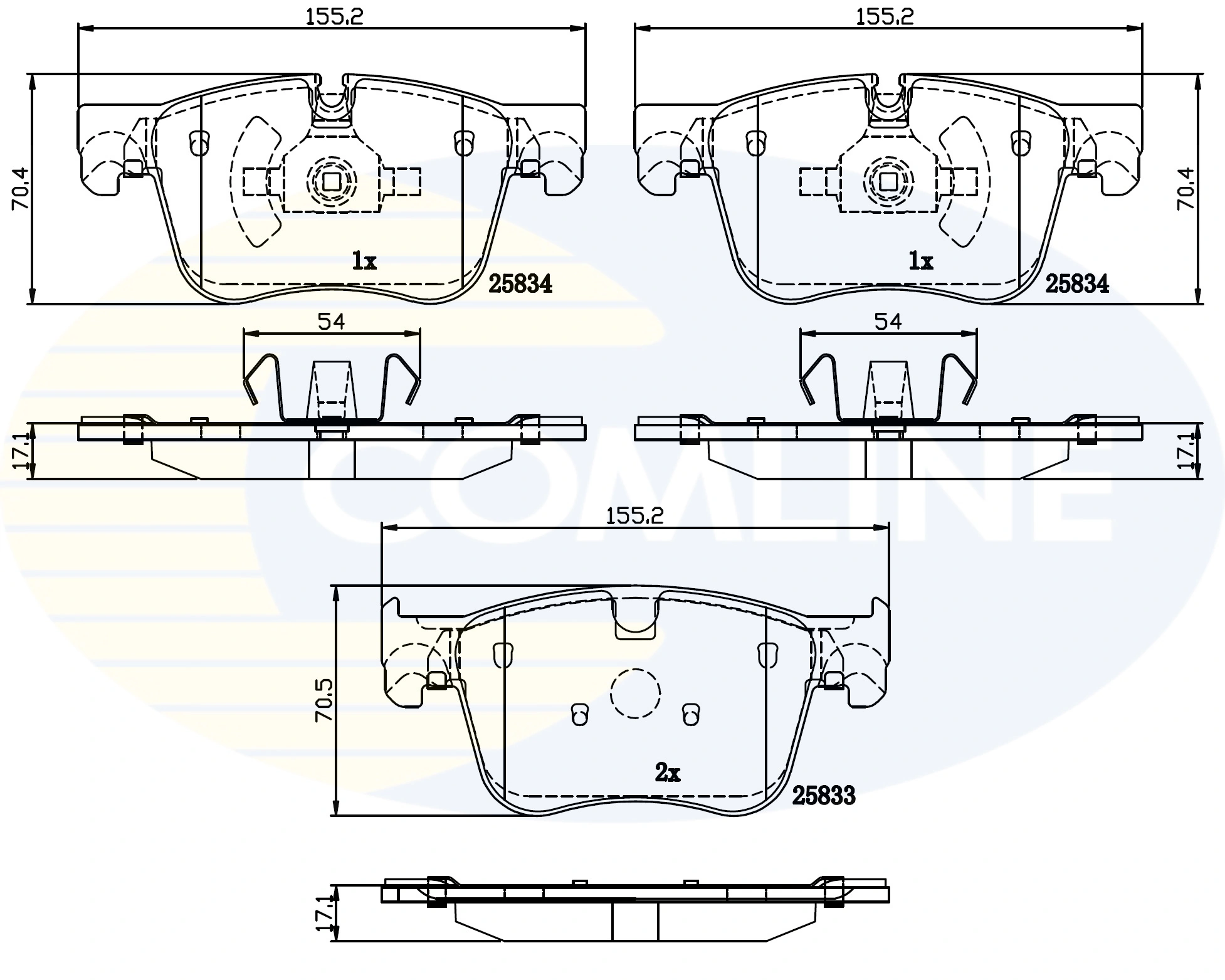 Brake Pad Set, disc brake