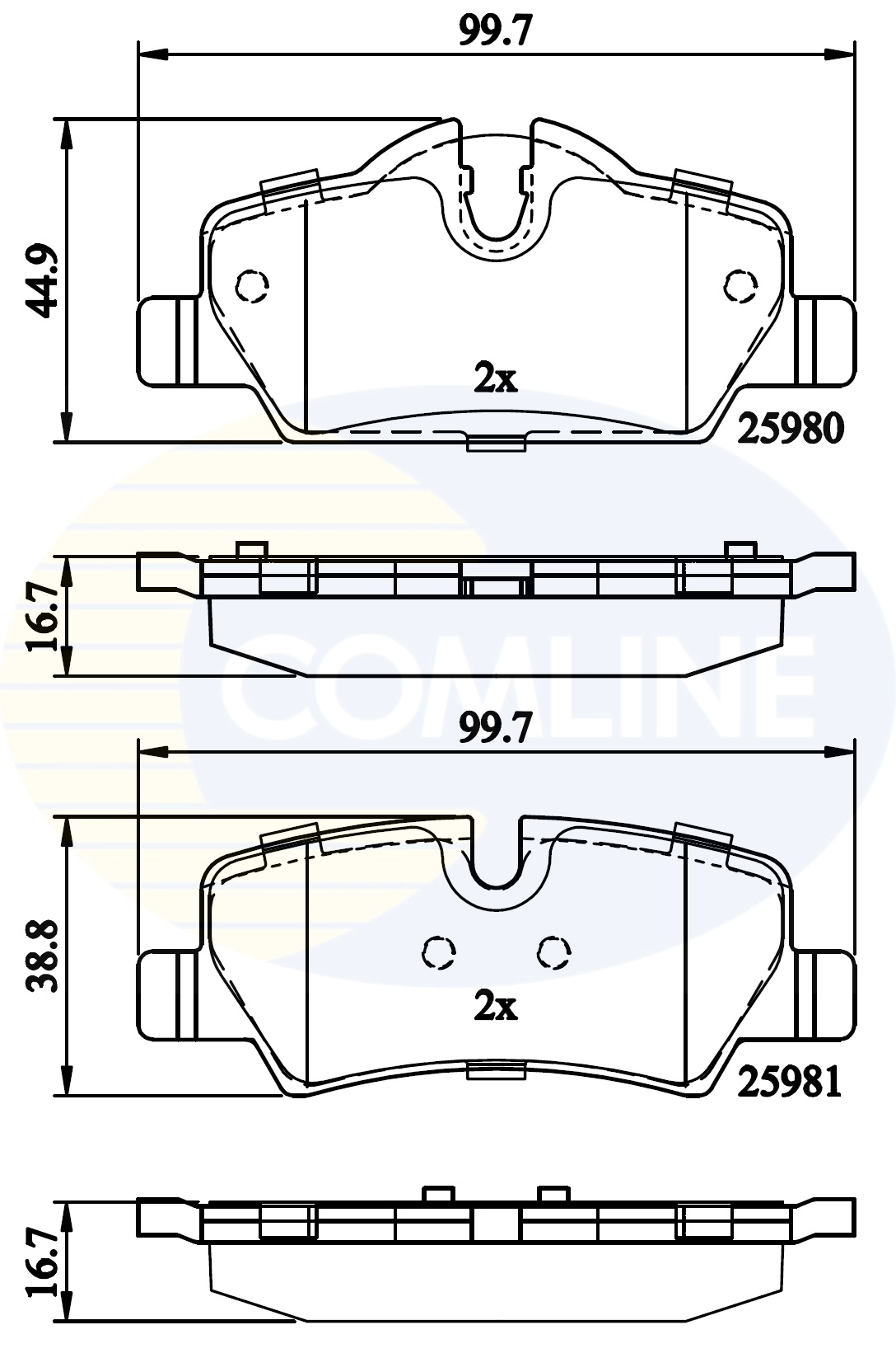 Brake Pad Set, disc brake