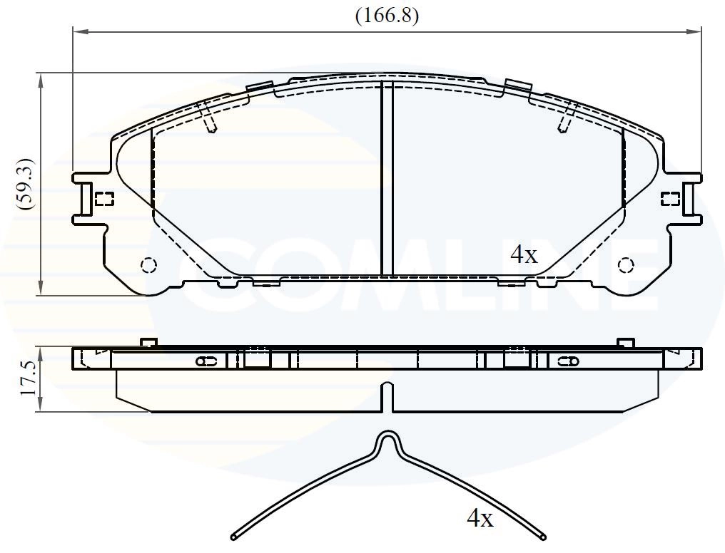Brake Pad Set, disc brake