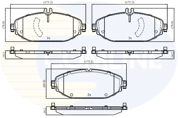 Brake Pad Set, disc brake