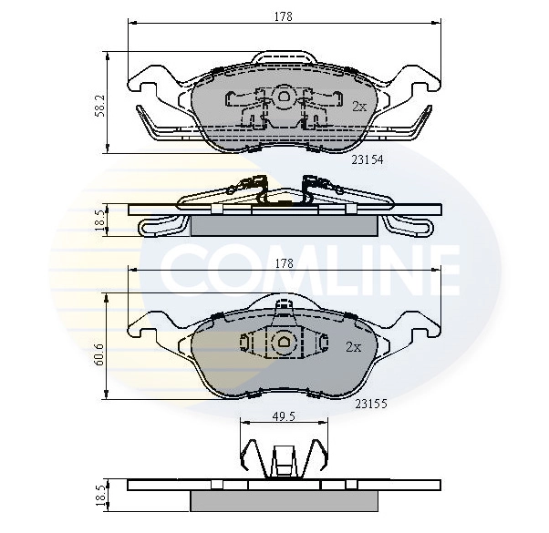 Brake Pad Set, disc brake