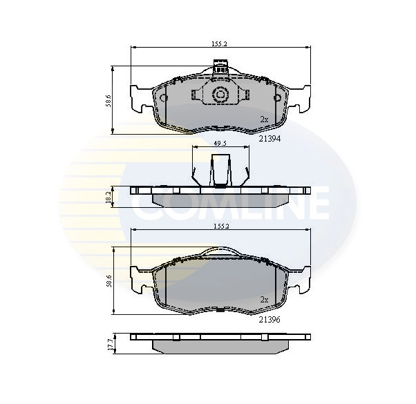 Brake Pad Set, disc brake