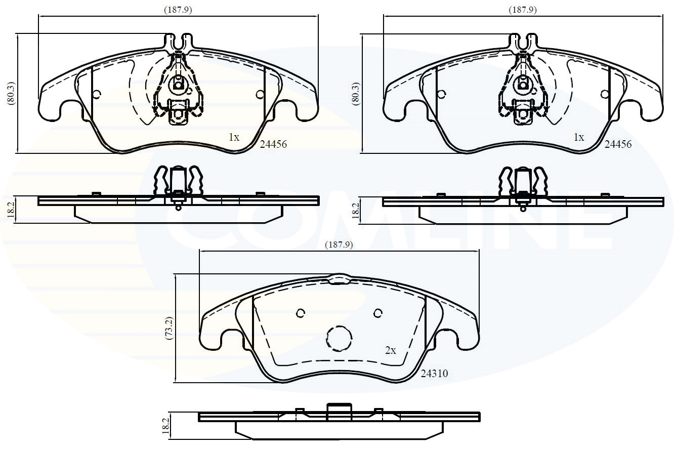 Brake Pad Set, disc brake