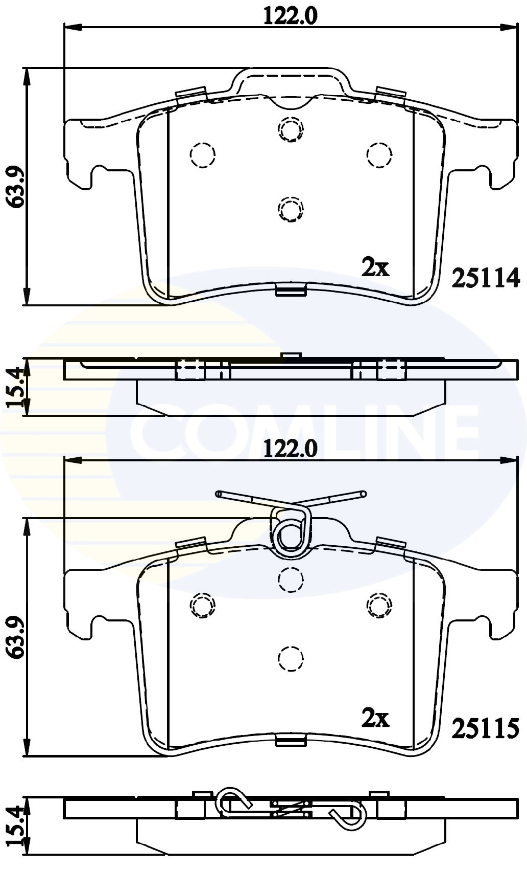 Brake Pad Set, disc brake