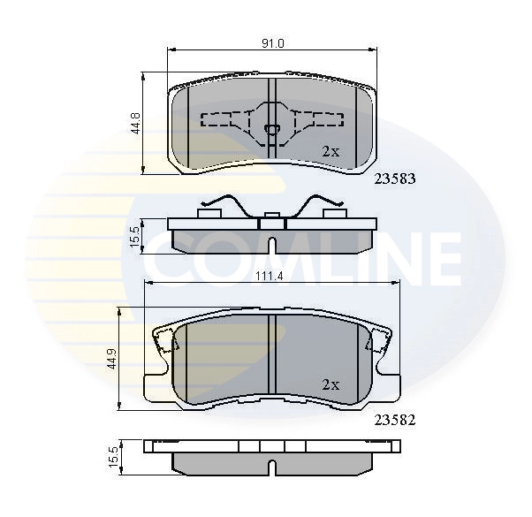 Brake Pad Set, disc brake