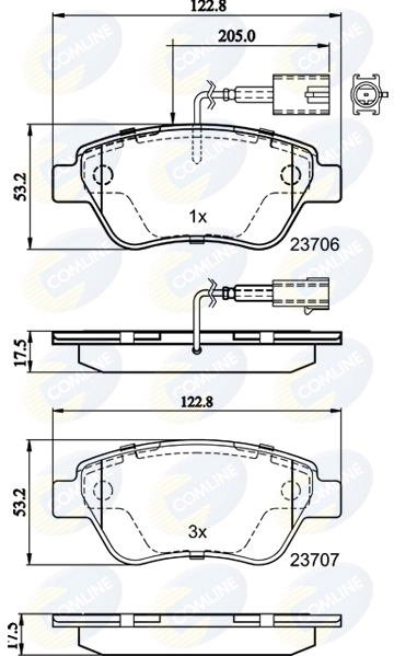 Brake Pad Set, disc brake