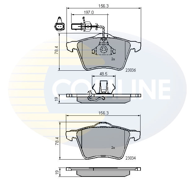 Brake Pad Set, disc brake