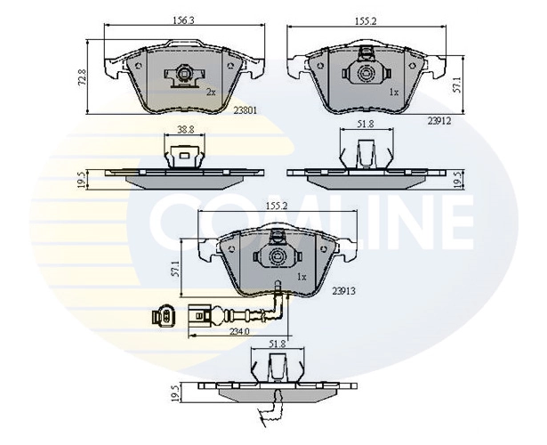 Brake Pad Set, disc brake