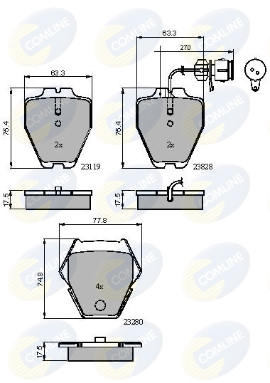 Brake Pad Set, disc brake