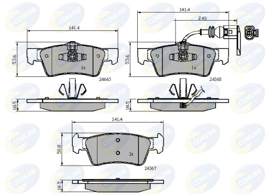 Brake Pad Set, disc brake