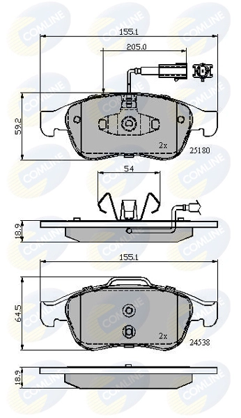 Brake Pad Set, disc brake