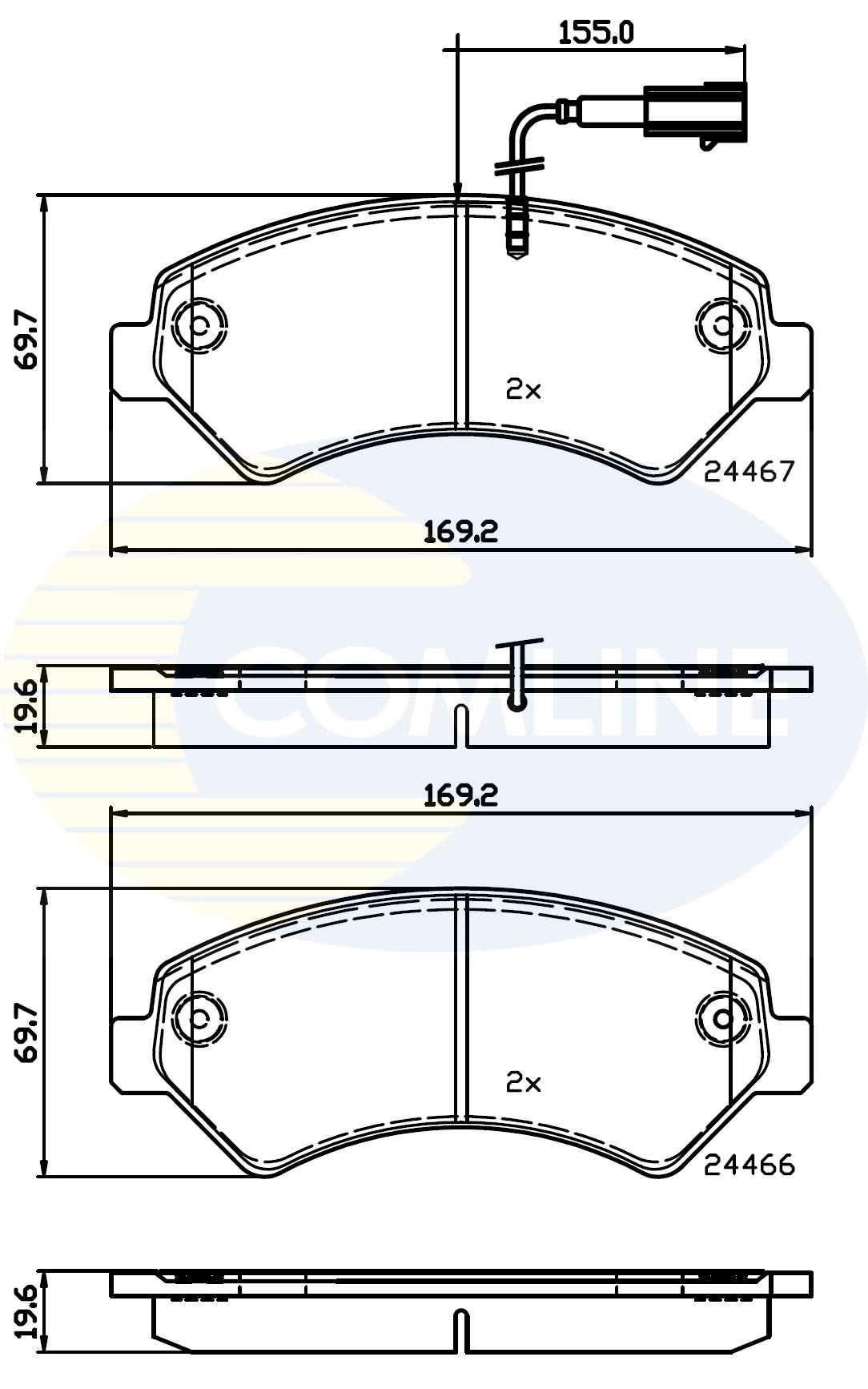 Brake Pad Set, disc brake