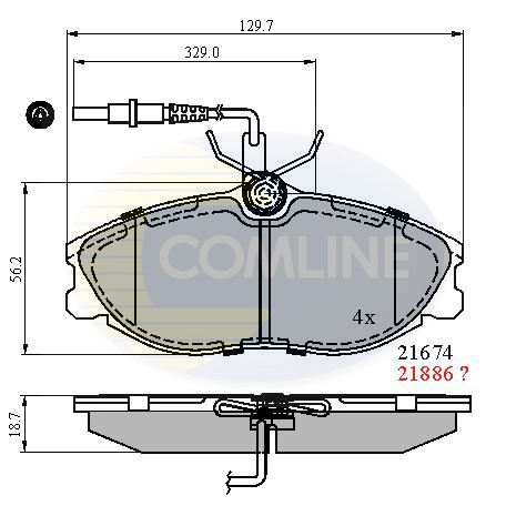 Brake Pad Set, disc brake