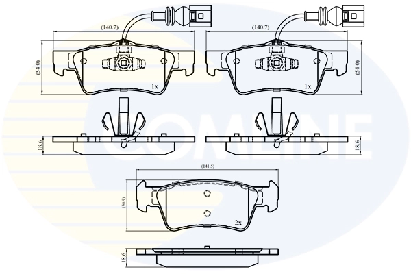 Brake Pad Set, disc brake