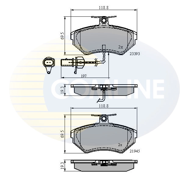 Brake Pad Set, disc brake