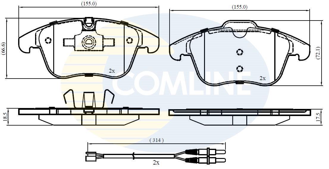Brake Pad Set, disc brake