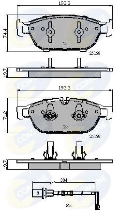 Brake Pad Set, disc brake