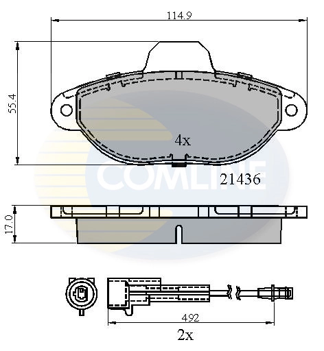 Brake Pad Set, disc brake