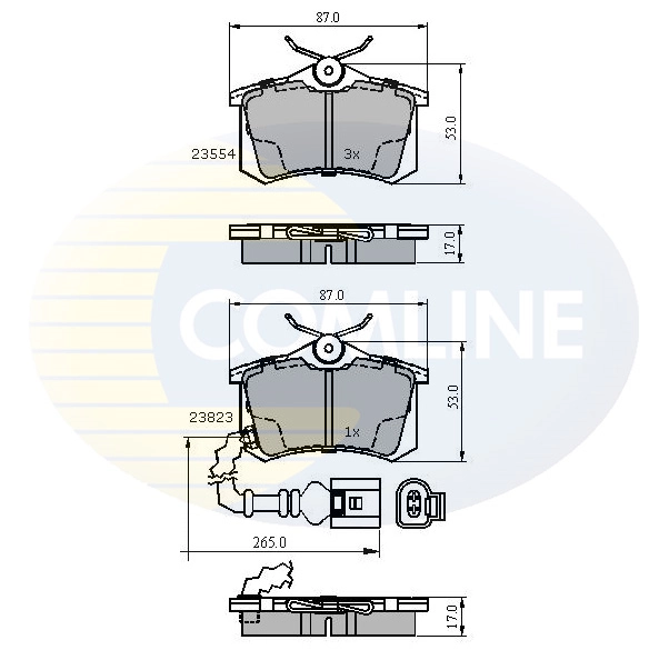 Brake Pad Set, disc brake