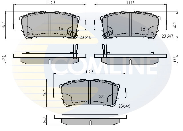 Brake Pad Set, disc brake