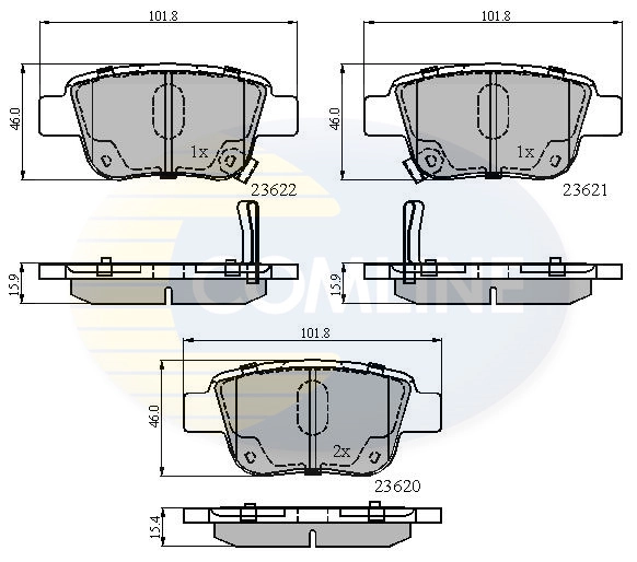 Brake Pad Set, disc brake