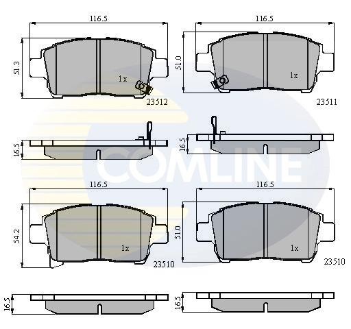 Brake Pad Set, disc brake