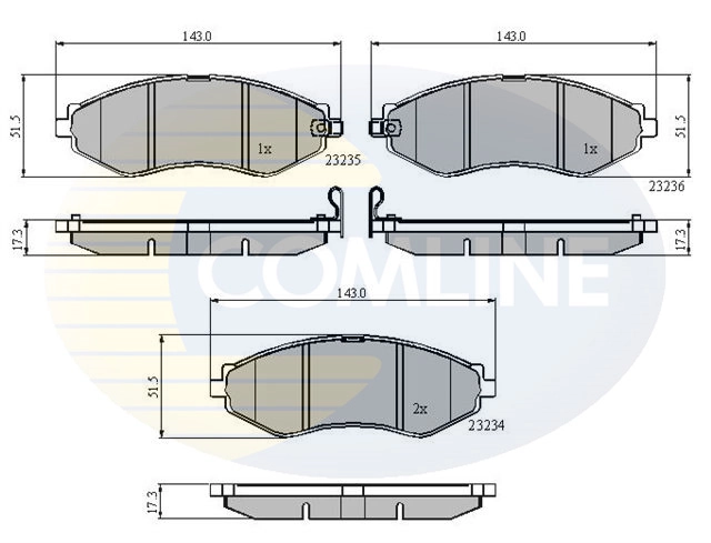 Brake Pad Set, disc brake