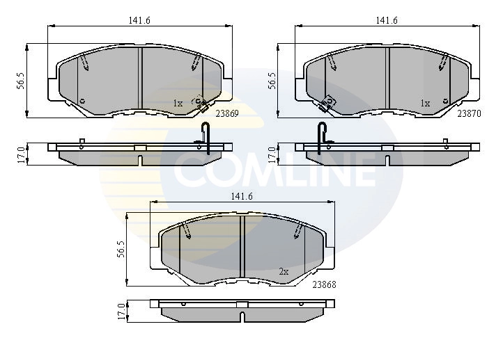 Brake Pad Set, disc brake