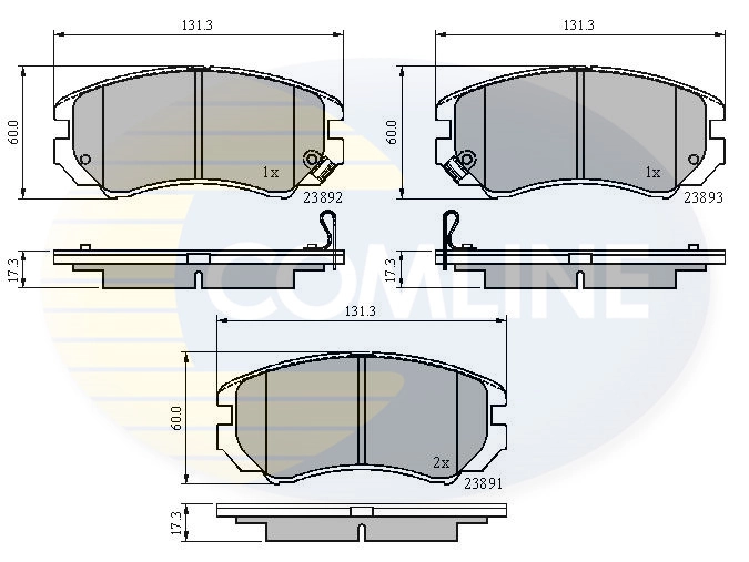 Brake Pad Set, disc brake