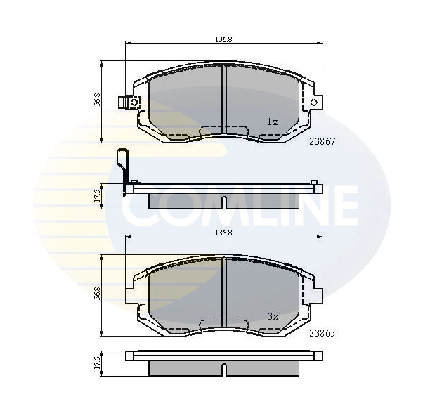 Brake Pad Set, disc brake