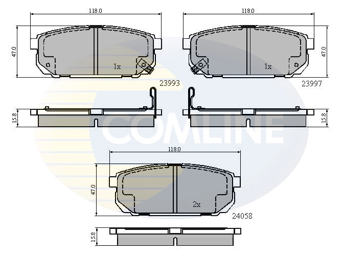 Brake Pad Set, disc brake
