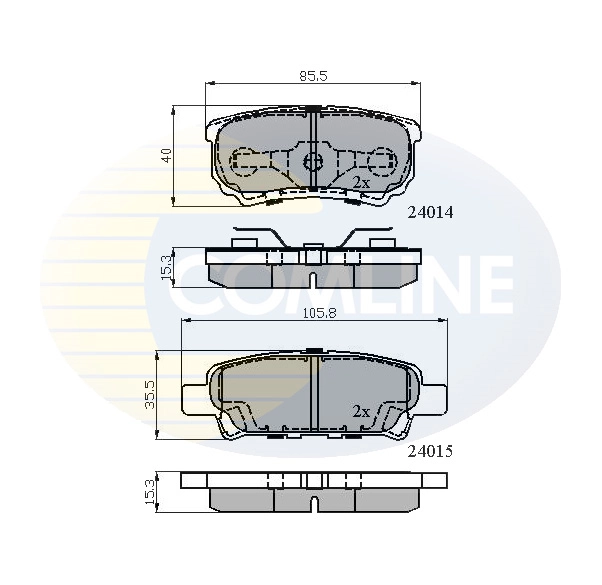 Brake Pad Set, disc brake
