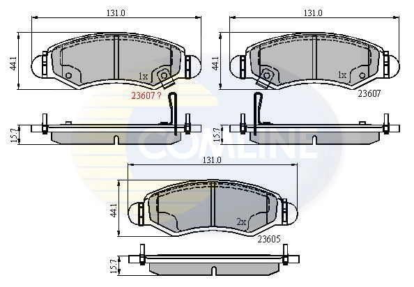 Brake Pad Set, disc brake