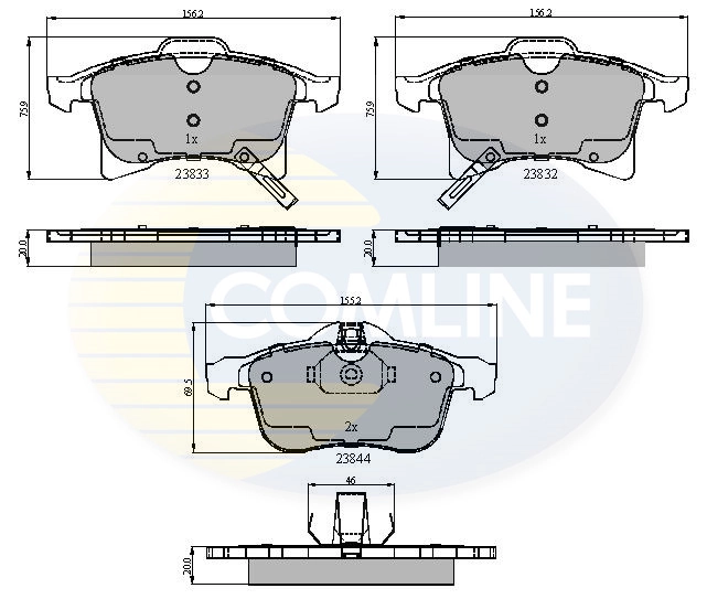 Brake Pad Set, disc brake