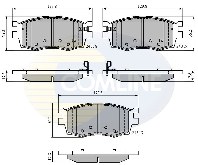 Brake Pad Set, disc brake