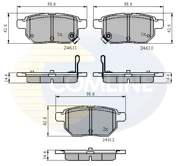 Brake Pad Set, disc brake