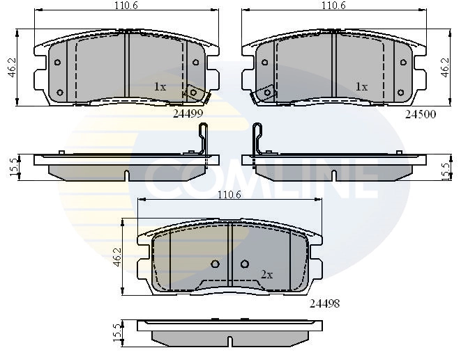 Brake Pad Set, disc brake