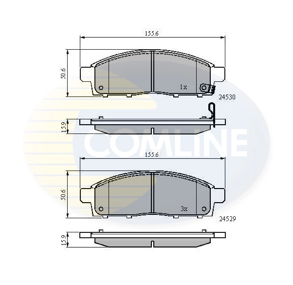 Brake Pad Set, disc brake