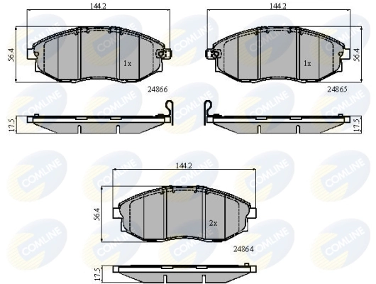 Brake Pad Set, disc brake