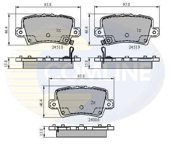 Brake Pad Set, disc brake