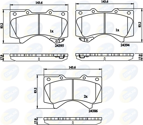 Brake Pad Set, disc brake