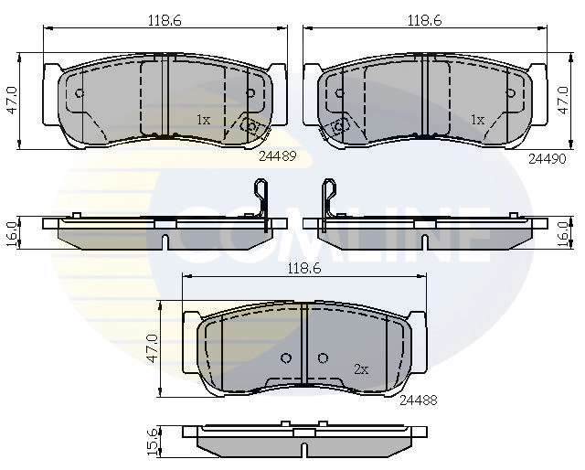 Brake Pad Set, disc brake