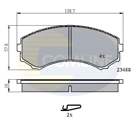 Brake Pad Set, disc brake