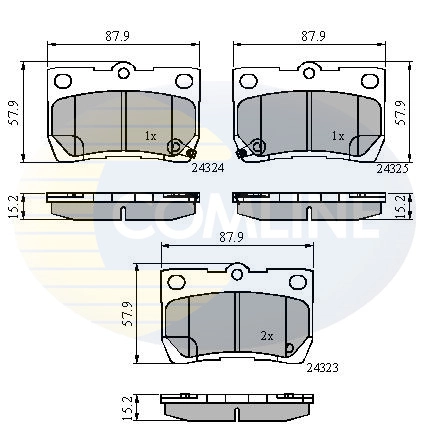 Brake Pad Set, disc brake