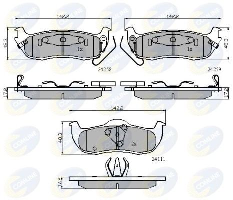 Brake Pad Set, disc brake