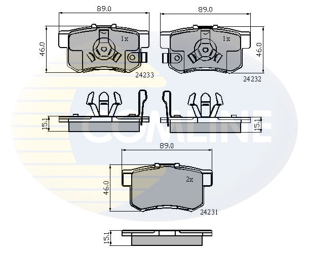 Brake Pad Set, disc brake