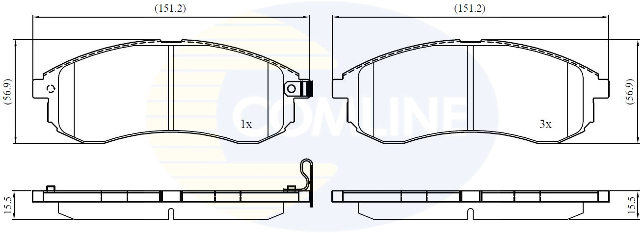 Brake Pad Set, disc brake