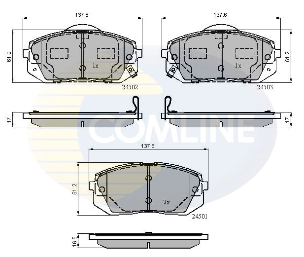 Brake Pad Set, disc brake