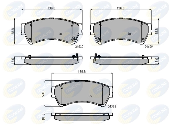 Brake Pad Set, disc brake